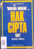 UNDANG-UNDANG HAK CIPTA TAHUN 1982