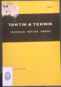 Taktik& Teknik Penyidikan Perkara Kriminal Tahun 1974