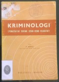 Kriminologi (Pengetahuan Tentang Sebab-Sebab Kejahatan) Tahun 1976
