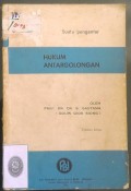 Suatu Pengantar Hukum Antar Golongan Cetakan Ketiga Tahun 1971