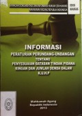 INFORMASI PERATURAN PERUNDANG-UNDANGAN TENTANG PENYESUAIAN BATASAN TINDAK PIDANA RINGAN DAN JUMLAH DENDA DALAM KUHP
