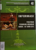 INFORMASI PERATURAN PERUNDANG-UNDANGAN (JDI-HUKUM) MAHKAMAH AGUNG RI SERI 40