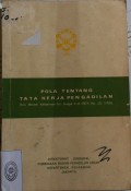 POLA TENTANG TATA KERJA PENGADILAN TAHUN 1977