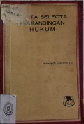 CAPITA SELECTA PERBANDINGAN HUKUM TAHUN 1970