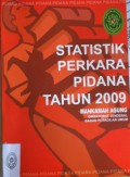 STATISTIK PERKARA PIDANA TAHUN 2009