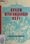 HUKUM KETATANEGARAAN ADAT TAHUN 1981