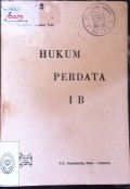 HUKUM PERDATA 1 B TAHUN 1969