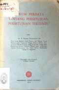 HUKUM PERDATA TENTANG PERSETUJUAN-PERSETUJUAN TERTENTU (CETAKAN KE ENAM 1974) TAHUN 1974