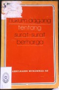 HUKUM DAGANG TENTANG SURAT-SURAT BERHARGA TAHUN 1979