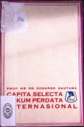CAPITA SELECTA HUKUM PERDATA INTERNASIONAL TAHUN 1974