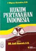 HUKUM PERTANAHAN INDONESIA TAHUN 1991