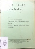 MASALAH-MASALAH HUKUM PERDATA DI KECAMATAN BAYONGBONG DAERAH HUKUM PENGADILAN NEGERI GARUT WILAYAH HUKUM PENGADILAN TINGGI BANDUNG TAHUN 1976