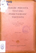 HUKUM PERDATA TENTANG PERSETUDJUAN2 TERTENTU TAHUN 1965