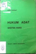 HUKUM ADAT SKETSA ASAS TAHUN 1981