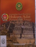 KUMPULAN HASIL PENELITIAN HUKUM ADAT PENGADILAN TINGGI YOGYAKARTA